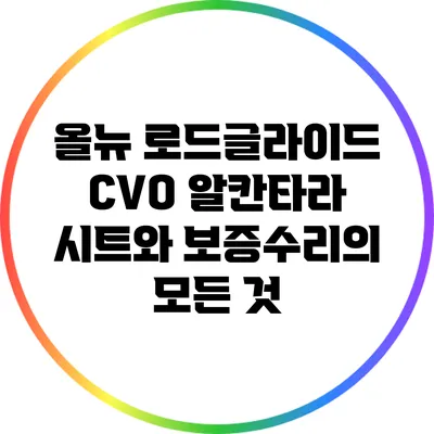 올뉴 로드글라이드 CVO 알칸타라 시트와 보증수리의 모든 것