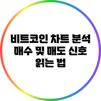 비트코인 차트 분석: 매수 및 매도 신호 읽는 법